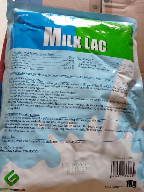 1kg Sữa Non Milk lac dùng cho chó mèo, heo , dê con