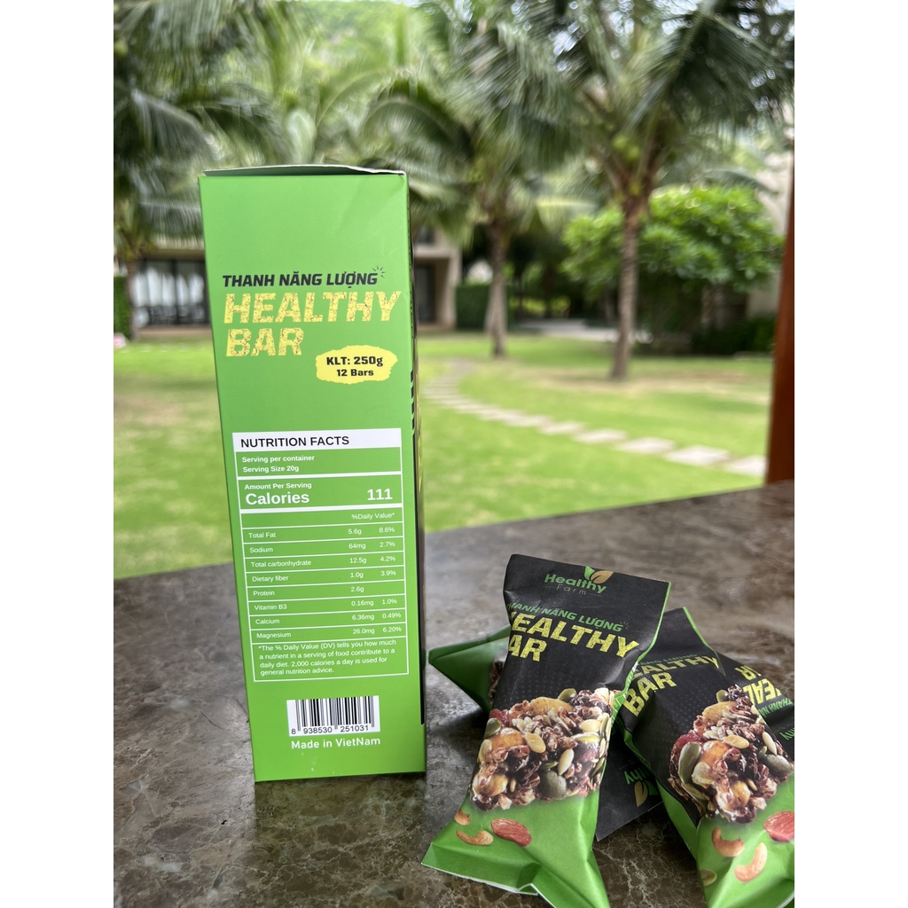 Thanh Năng Lượng Healthy Bar - 12bar