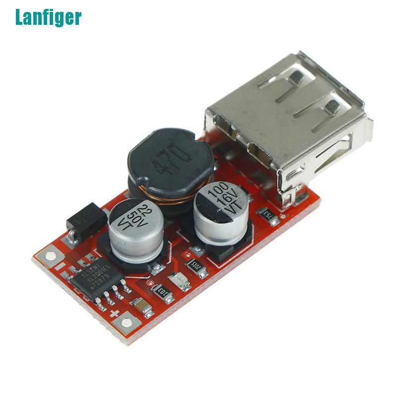 Mô Đun Sạc USB DC Giảm Áp 9V 12V 24V Sang 5V 3A Chuyên Dụng Cho Xe Hơi
