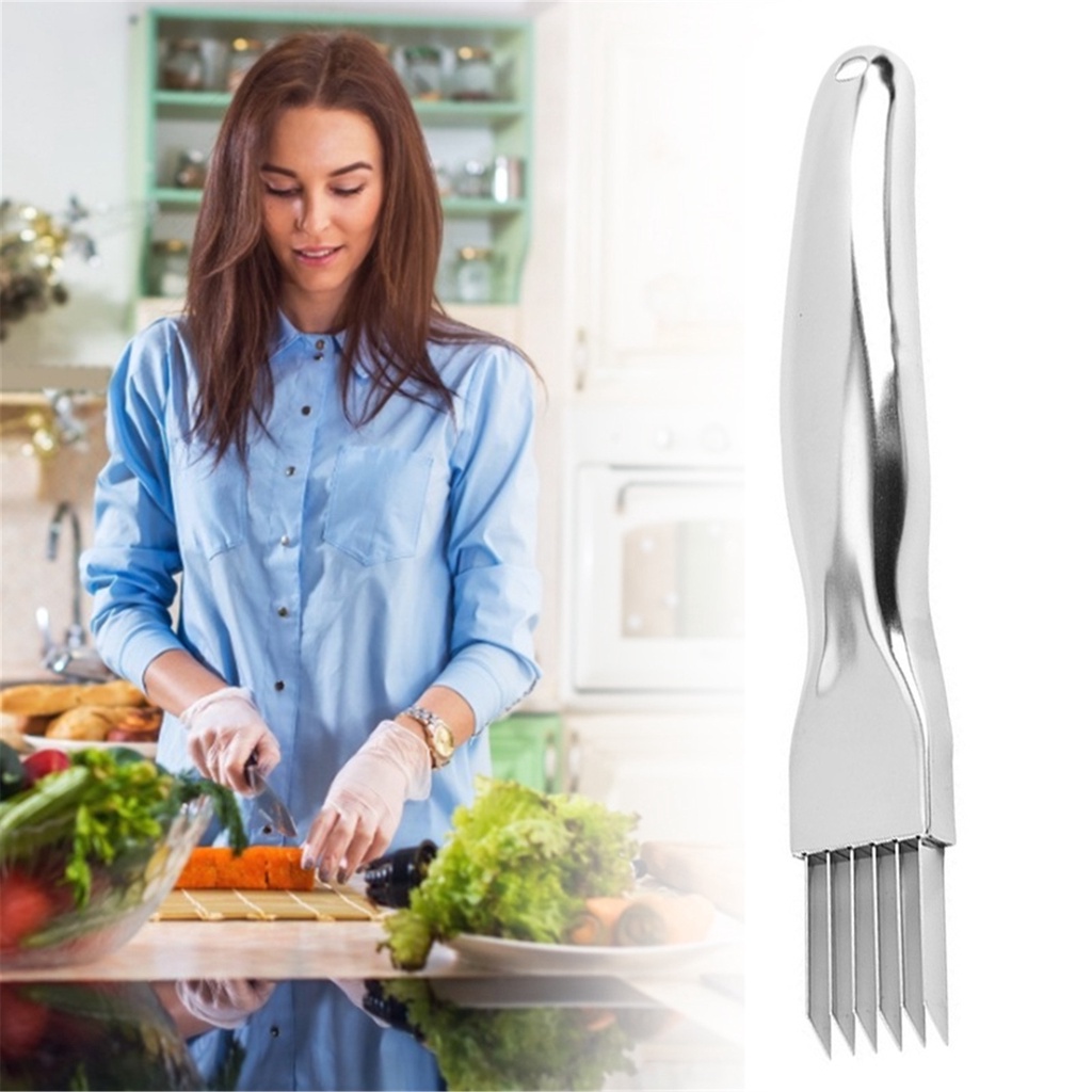 Dao cắt hành tây bằng thép không gỉ chất lượng cao tiện dụng