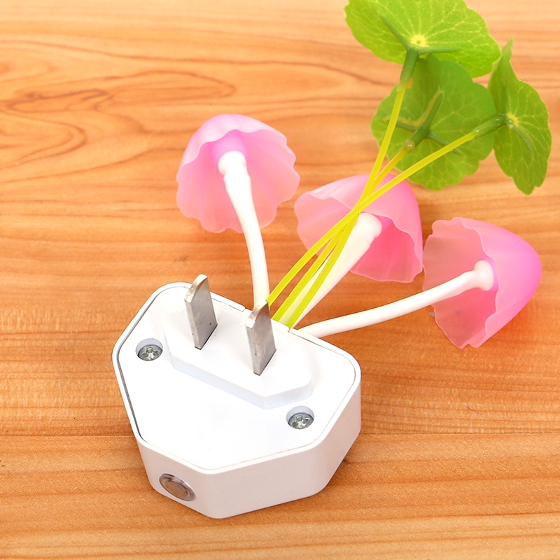 Đèn Ngủ Led Cảm Biến Ánh Sáng Hình Nấm - Đèn Ngủ Cảm Ứng Kiểu Dáng Hình Nấm Sáng Tạo