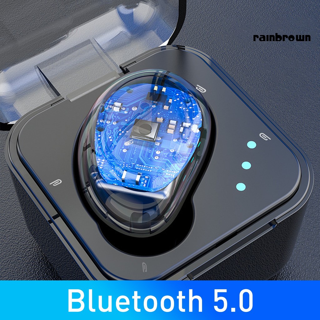 Tai Nghe Nhét Tai Bluetooth 5.0 Không Dây Kèm Hộp Sạc