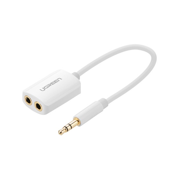 Cáp chia zắc loa 3.5mm 1 ra 2 Ugreen 10738