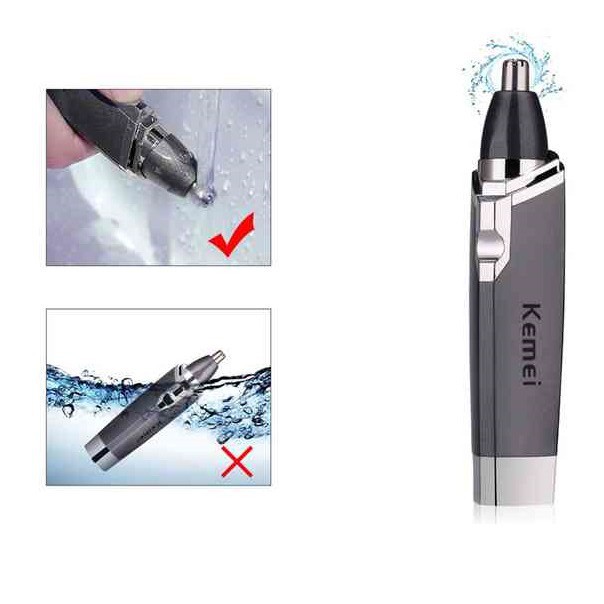 Máy Tỉa Lông Mũi Dùng Pin Tiện Lợi Kemei Km 6512