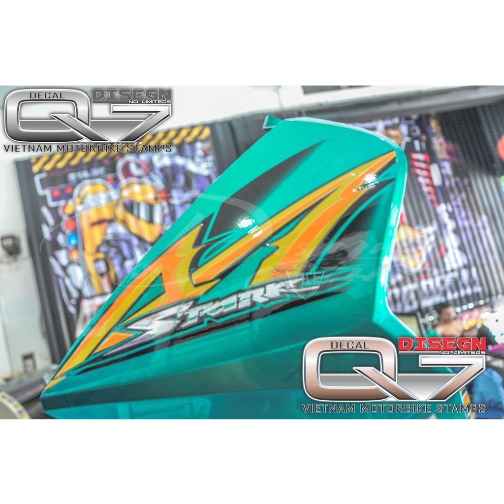 Tem Rời Sirius 110 Xanh Bạc