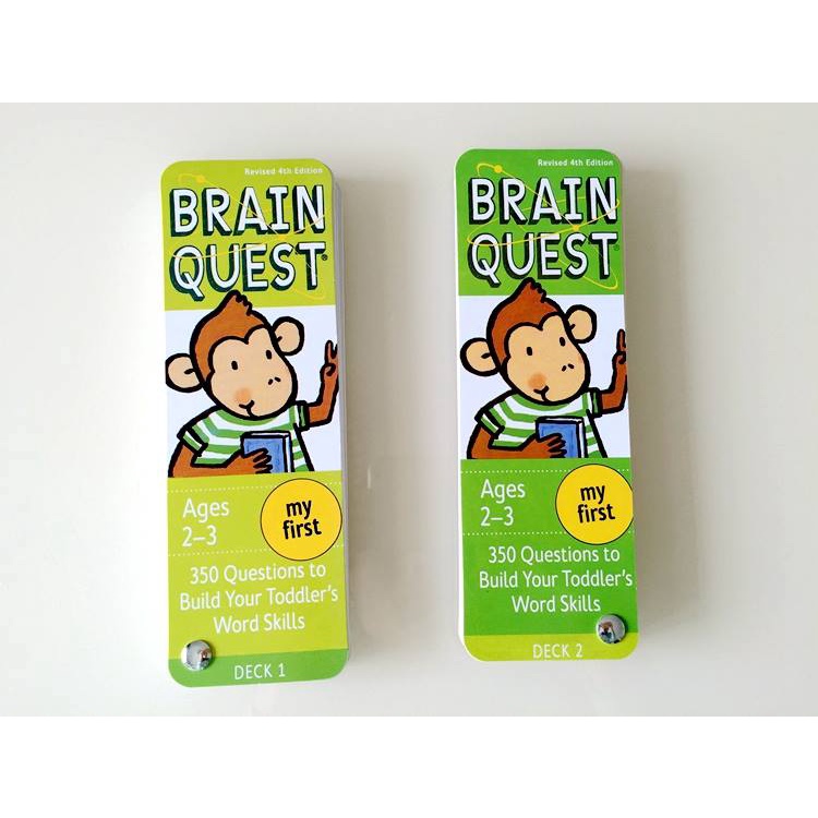 Thẻ Flashcard - Brain quest 2-3 tuổi