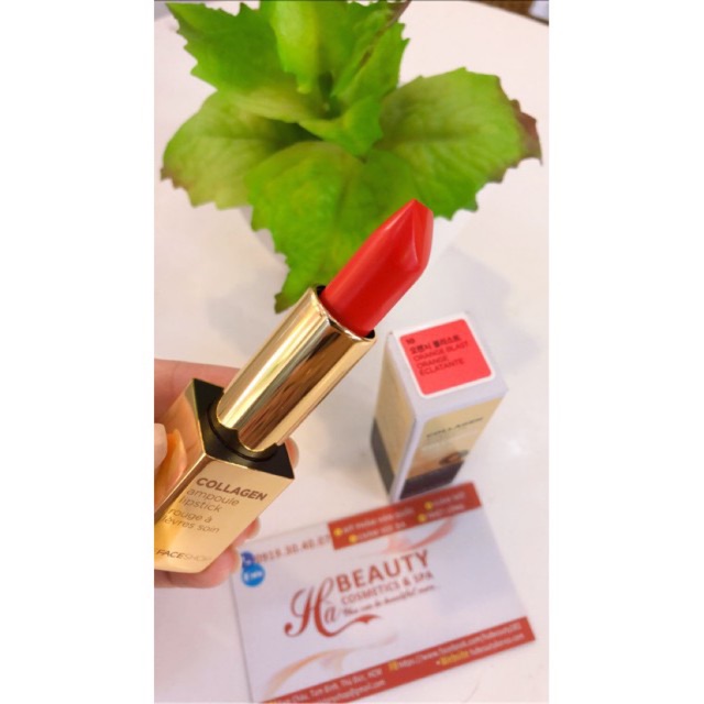 (AUTH) Son thỏi COLLAGEN AMPOULE LIPSTICK The Face Shop | BigBuy360 - bigbuy360.vn