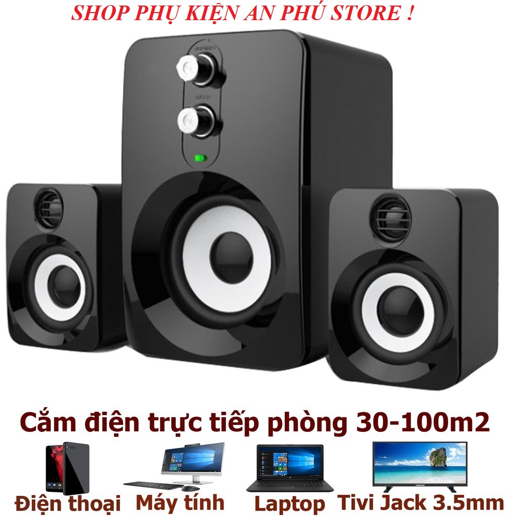 Loa Nghe nhạc dùng cho máy tính, điện thoại, tivi bass khỏe speakers FT10 /101Z,Loa vi tính bass siêu khỏe - AnPhuStore