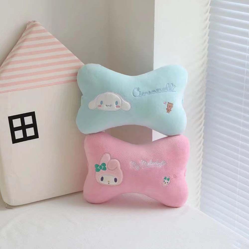 Gối Nhồi Bông Kê Cổ Hình Chú Chó Cinnamoroll Hoạt Hình Đáng Yêu Cho Xe Hơi
