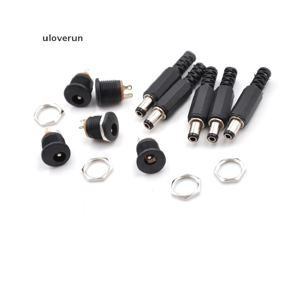 Set 10 Đầu Nối Jack Cắm Female + Male 5.5 * 2.5 mm DC022 Chuyên Dụng