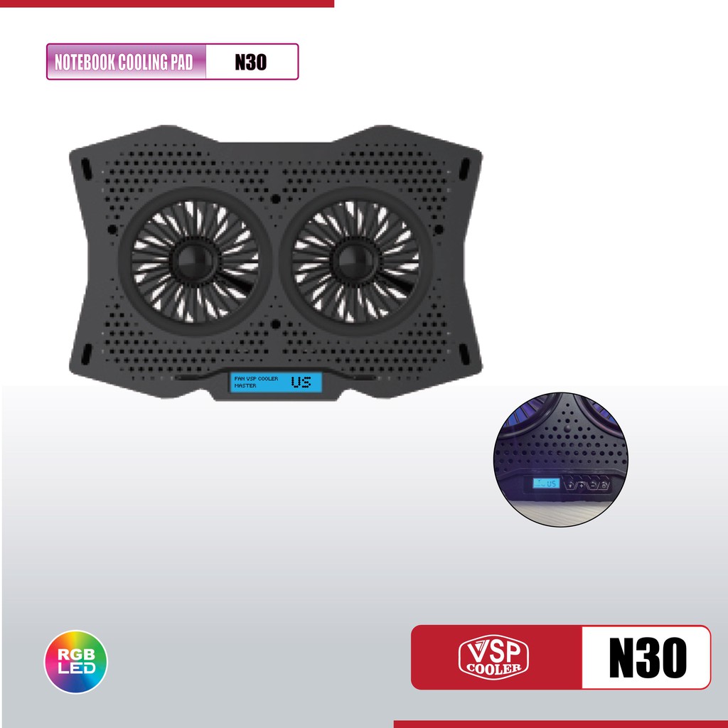 Fan TẢN NHIỆT VSP Cooler N30 LED RGB