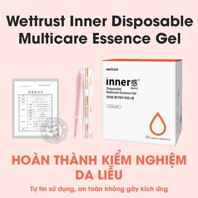 Đũa Thần Se Khít Vùng Kín Wettrust Innergarm Disposable Multicare Essence Gel