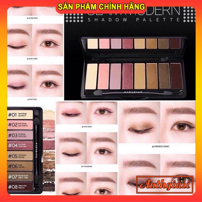 [CHÍNH HÃNG] Bảng phấn mắt Karadium Glam Modern Shadow Palette 8 màu | BigBuy360 - bigbuy360.vn