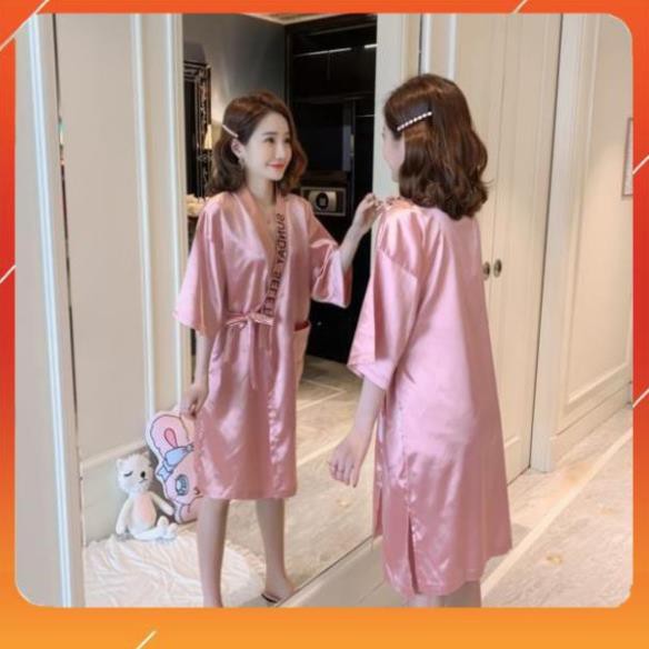 [Quảng Châu] Áo choàng ngủ chất lụa [ Hàng Order ] | BigBuy360 - bigbuy360.vn