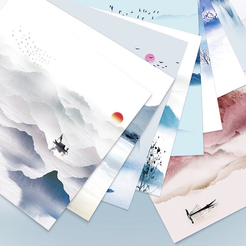 Tranh mực Origami nhân vật Lớn Giấy màu cổ điển phong cách Trung Quốc giấy thẻ cổ điển giấy cẩu giấy