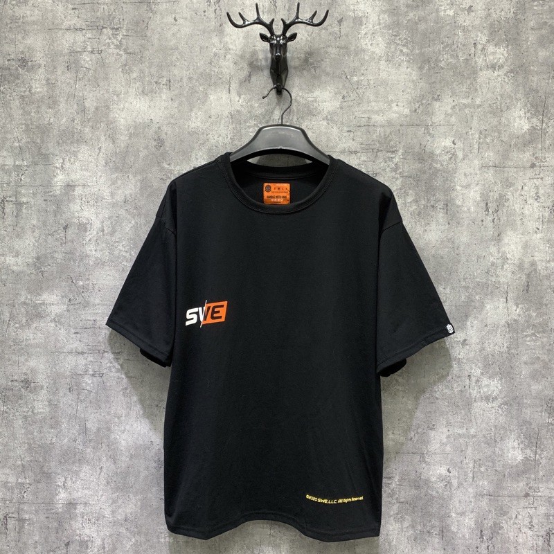 Áo thun unisex swe full logo tee Nam Nữ Full tag Chính hãng áo thun tay lỡ nam nữ chất cotton | BigBuy360 - bigbuy360.vn