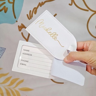 Thẻ hành lý bảng tên nametag in tên riêng theo yêu cầu