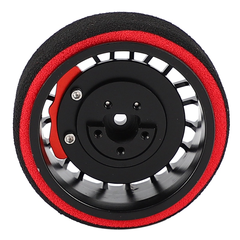 Bánh điều khiển màu đen/ đỏ dành cho xe điều khiển từ xa FUTABA 4PV 4PLS 4PXR 7PX