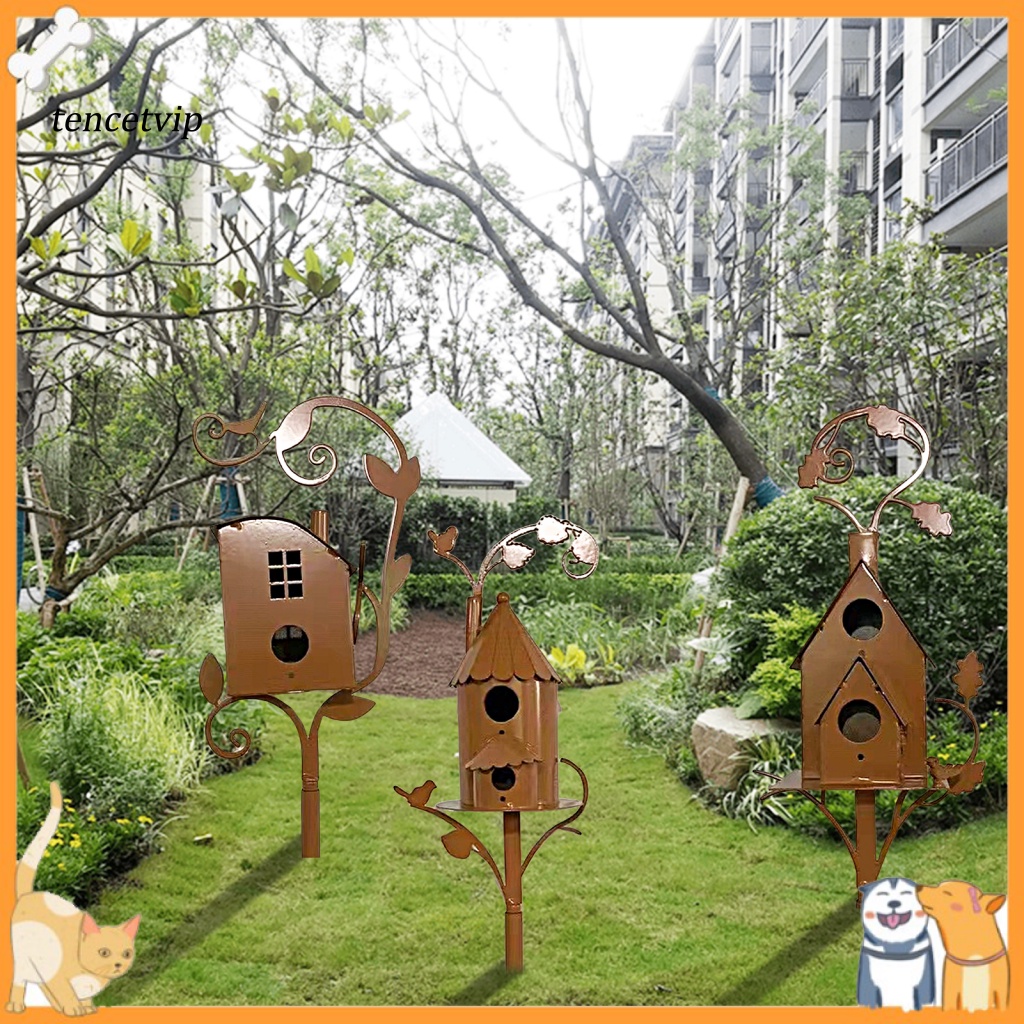 Ngôi Nhà Chim Tự Nhiên Trọng Lượng Nhẹ Dùng Trang Trí Vườn