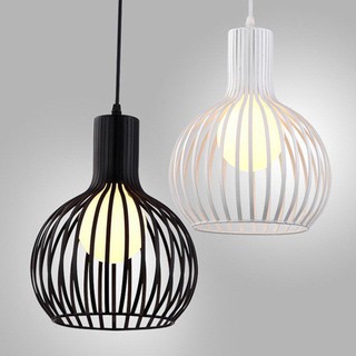Đèn thả hình lồng chim màu đen chưa bao gồm bóng đèn AHN-04