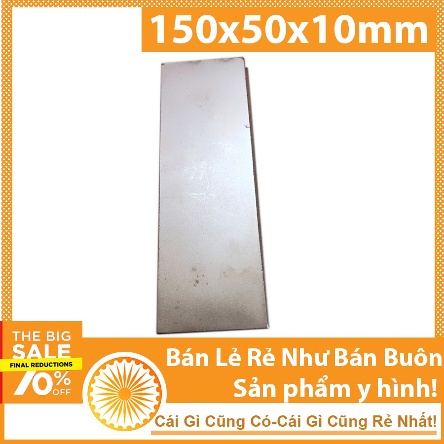 Nam châm hình chữ nhật 150x50x10mm loại siêu mạnh từ tính N35