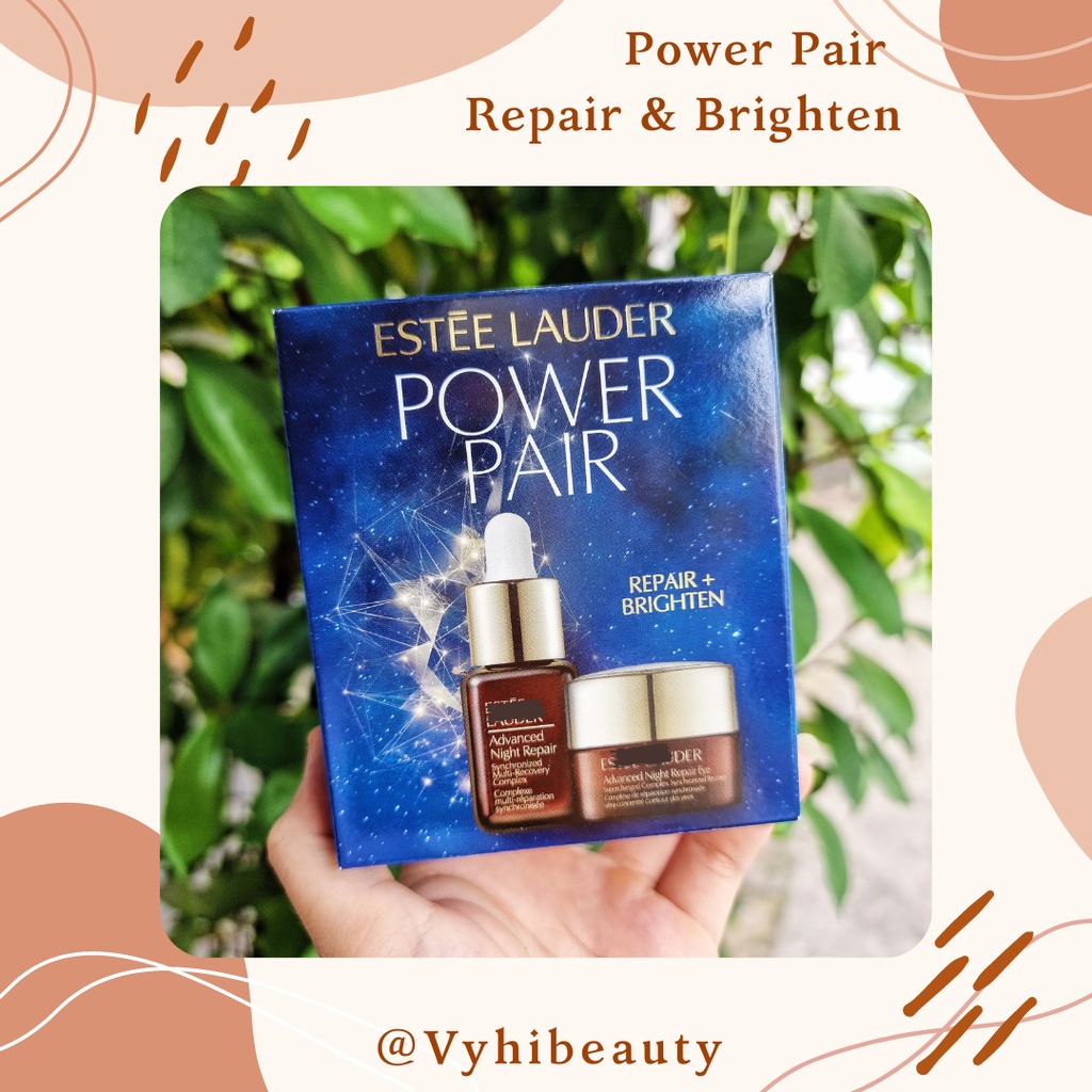 Set Estee Lauder mini siêu hời gồm serum 15ml và kem mắt + kem dưỡng ẩm