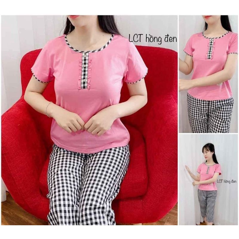 4️⃣0️⃣BỘ LỬNG NỮ THUN COTTON  PHỐI KATE BIGSIZE VNXK TUYỀN PHAN