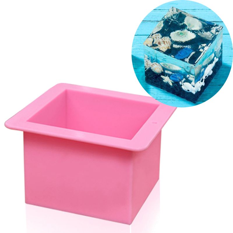 ✿ Khuôn Silicone Hình Khối Lập Phương Làm Đồ Thủ Công Mỹ Nghệ DIY