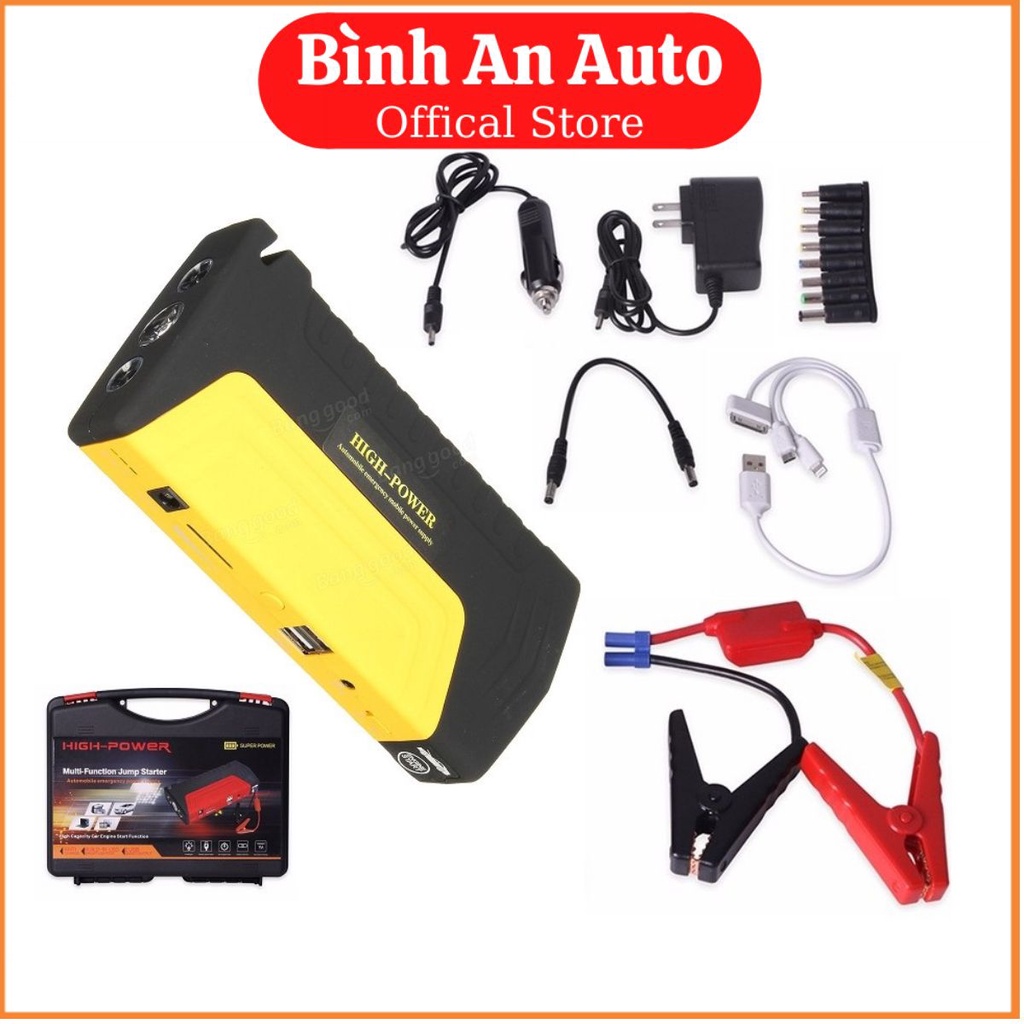 BỘ KÍCH NỔ CƯU HỘ XE HƠI, DỤNG CỤ THOÁT HIỂM ĐA NĂNG, SẠC BÌNH ẮC QUY Ô TÔ KIÊM SẠC DỰ PHÒNG