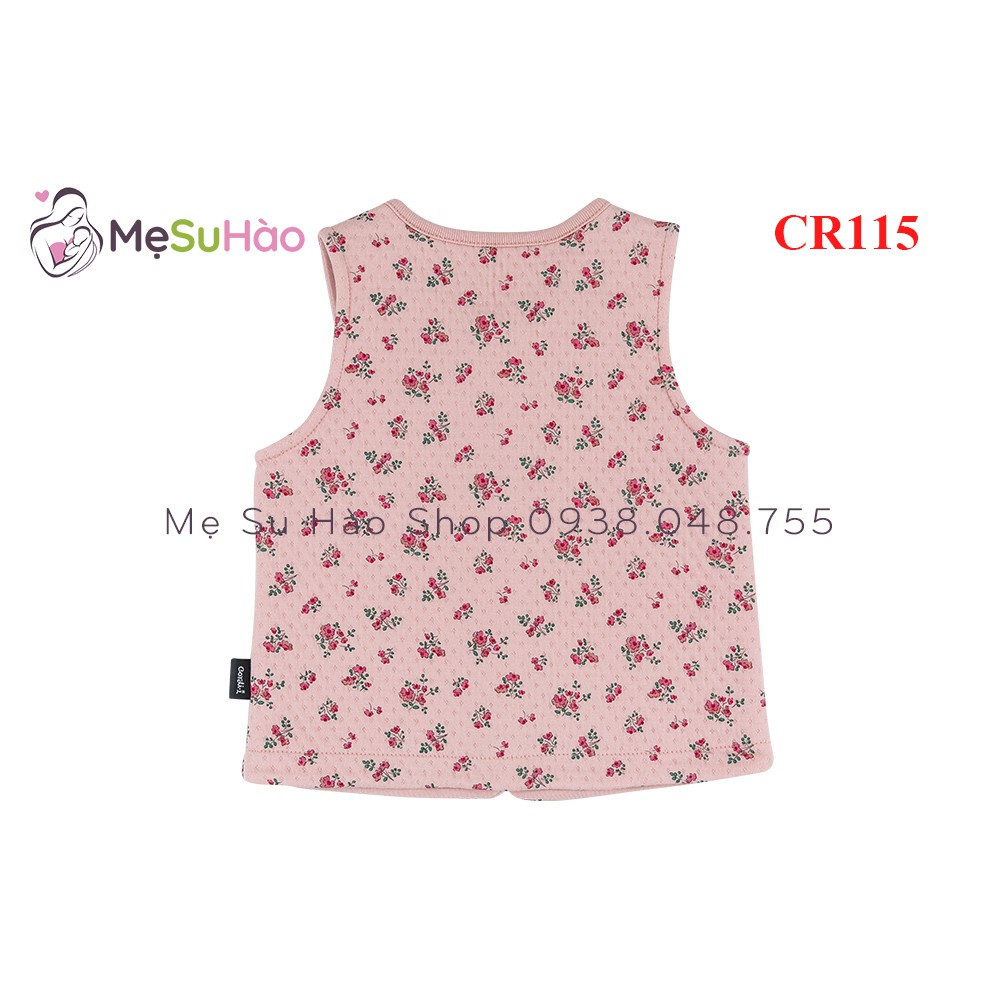 HÀNG CÓ SẴN CR115, ÁO GILE BÉ GÁI CAO CẤP HÃNG CORDI_I HÀN QUỐC. MẪU HOA NHÍ RẤT XINH
