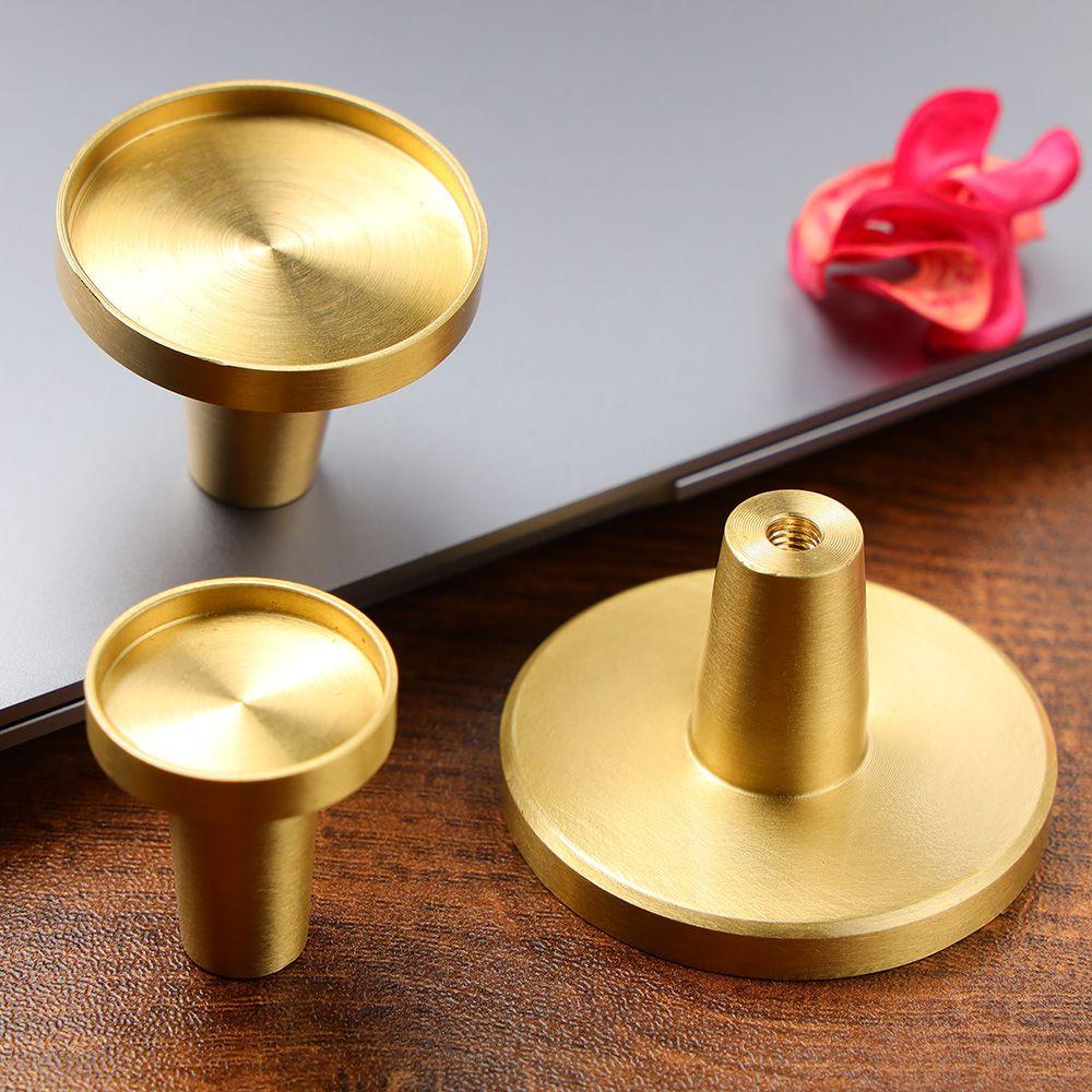 Tay Cầm Nội Thất Thanh Lịch Sang Trọng|Tay Nắm Cửa Tủ Hình Tròn Phong Cách Hiện Đại Đơn Giản