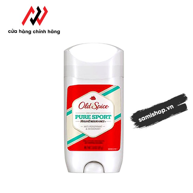 Lăn khử mùi nam Old Spice High Endurance Deodorant Long Lasting Stick Pure Sport 85g