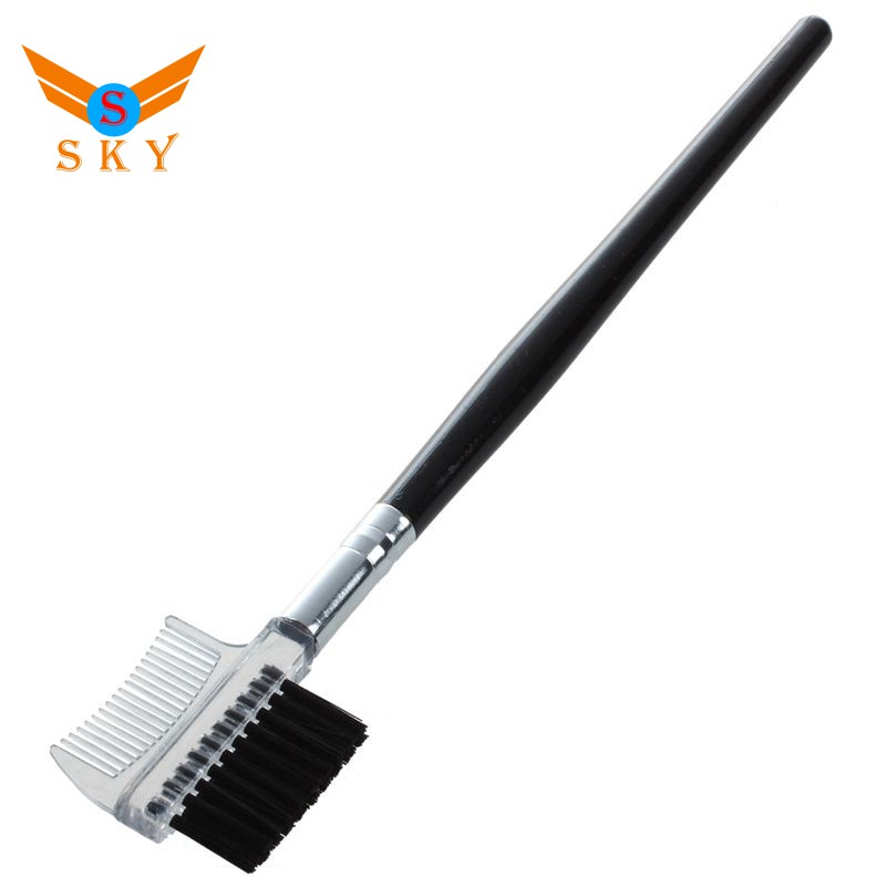 (Hàng Mới Về) 1 Cọ Trang Điểm Lông Mày Hai Đầu Tiện Dụng Cho Nữ