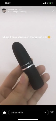 [Ảnh thật] Son Mac Devoted to chili chính hãng