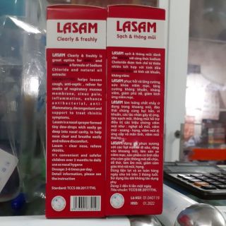 Dung dịch vệ sinh mũi LASAM