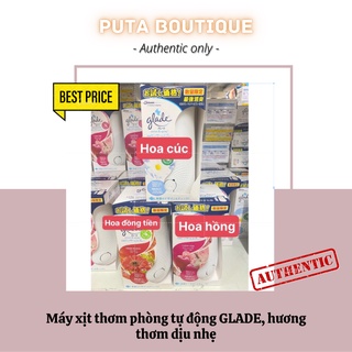 Máy xịt thơm phòng tự động GLADE, hương thơm dịu nhẹ