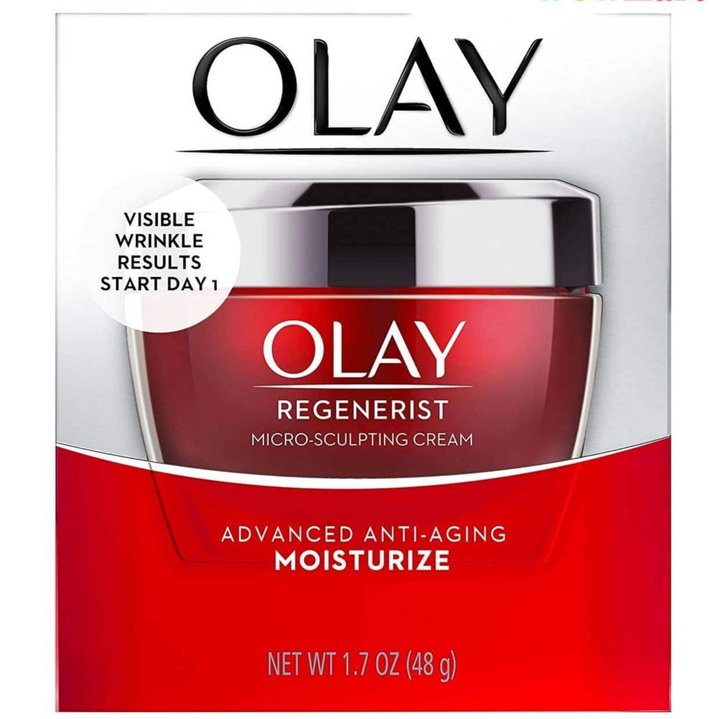 Kem dưỡng ẩm chống lão hóa Olay Regenerist Micro-Sculpting Cream Face Moisturizer 48g