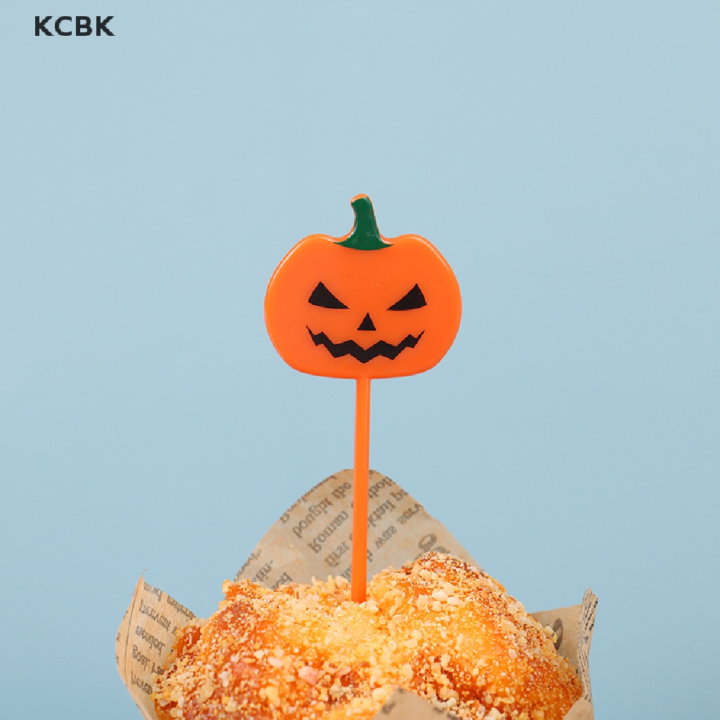 10 Nĩa Ăn Trái Cây Họa Tiết Halloween Dễ Thương
