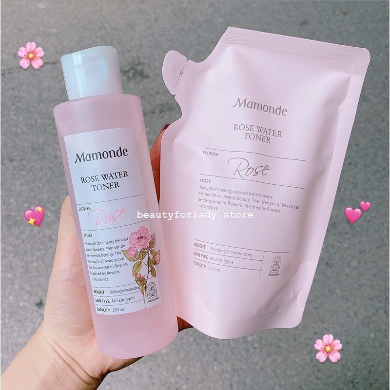 SET TONER MAMONDE ROSE WATER 1+1