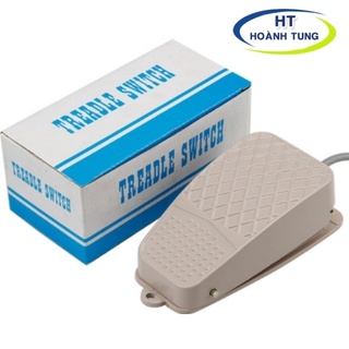 Công tắc cóc đạp chân TFS-3 (FS-3) vỏ nhôm kim loại chịu va đập tốt dùng cho, máy công cụ, khí nén thủy lực