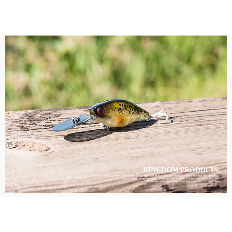 Kingdom Mồi câu cá giả cứng 50mm 5g