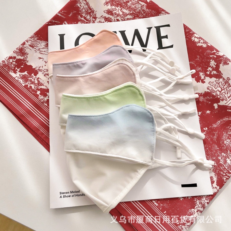 Khẩu Trang Cotton Chống Bụi Chống Tia UV Có Thể Giặt Và Tái Sử Dụng