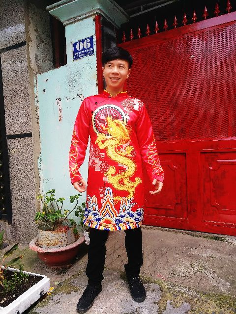 Áo dài cách tân nam