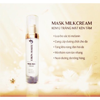 Ủ trắng da kén tằm lskin white trắng hồng mặt