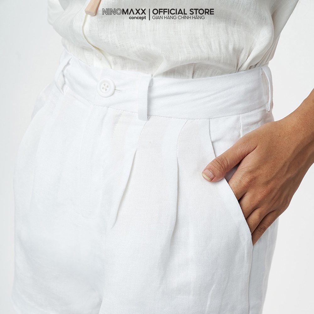 N&amp;M Limited Edition - Quần short Linen Nữ 2201015