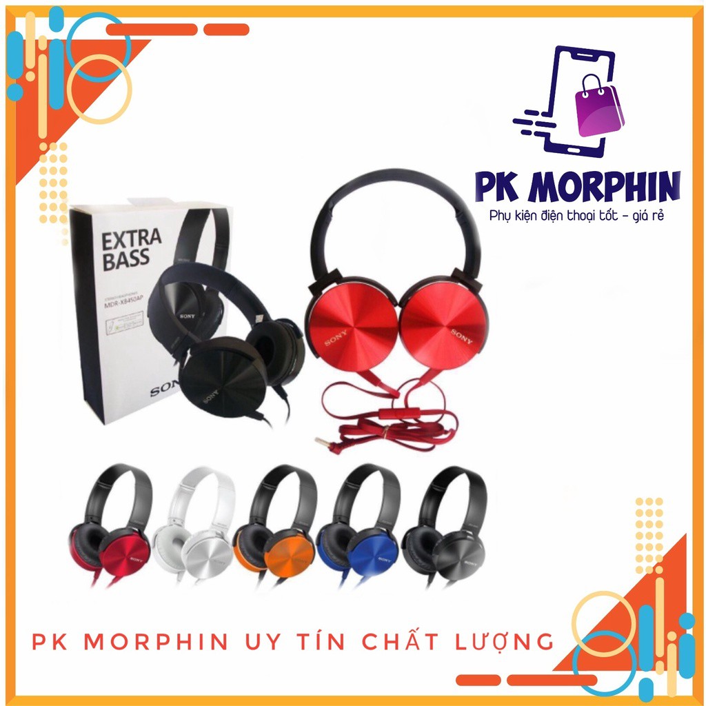 TAI NGHE CHỤP TAI SONY EXTRA BASS MRD - XB450 Bao test âm thanh