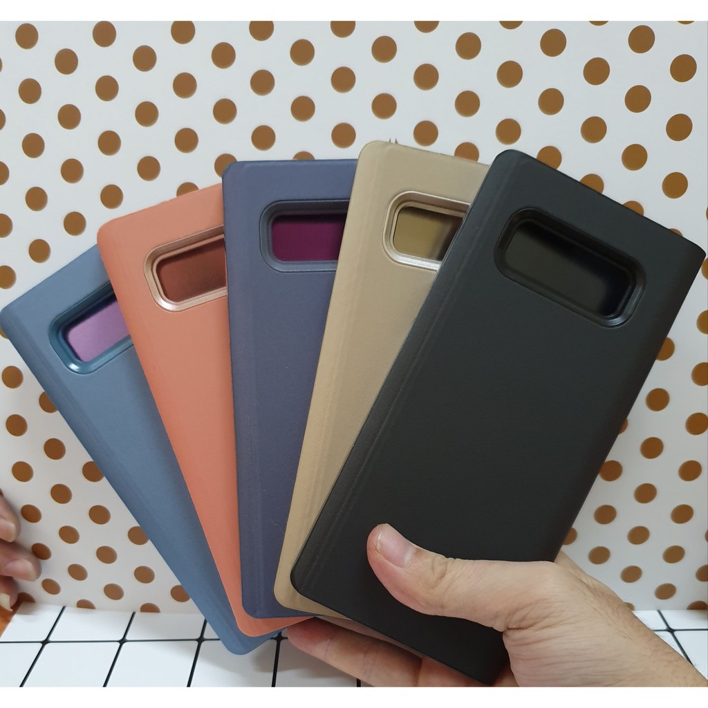 Bao da Clear view Standing Samsung Note 8 - Pk888