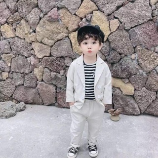 Set vest công tử cho bé