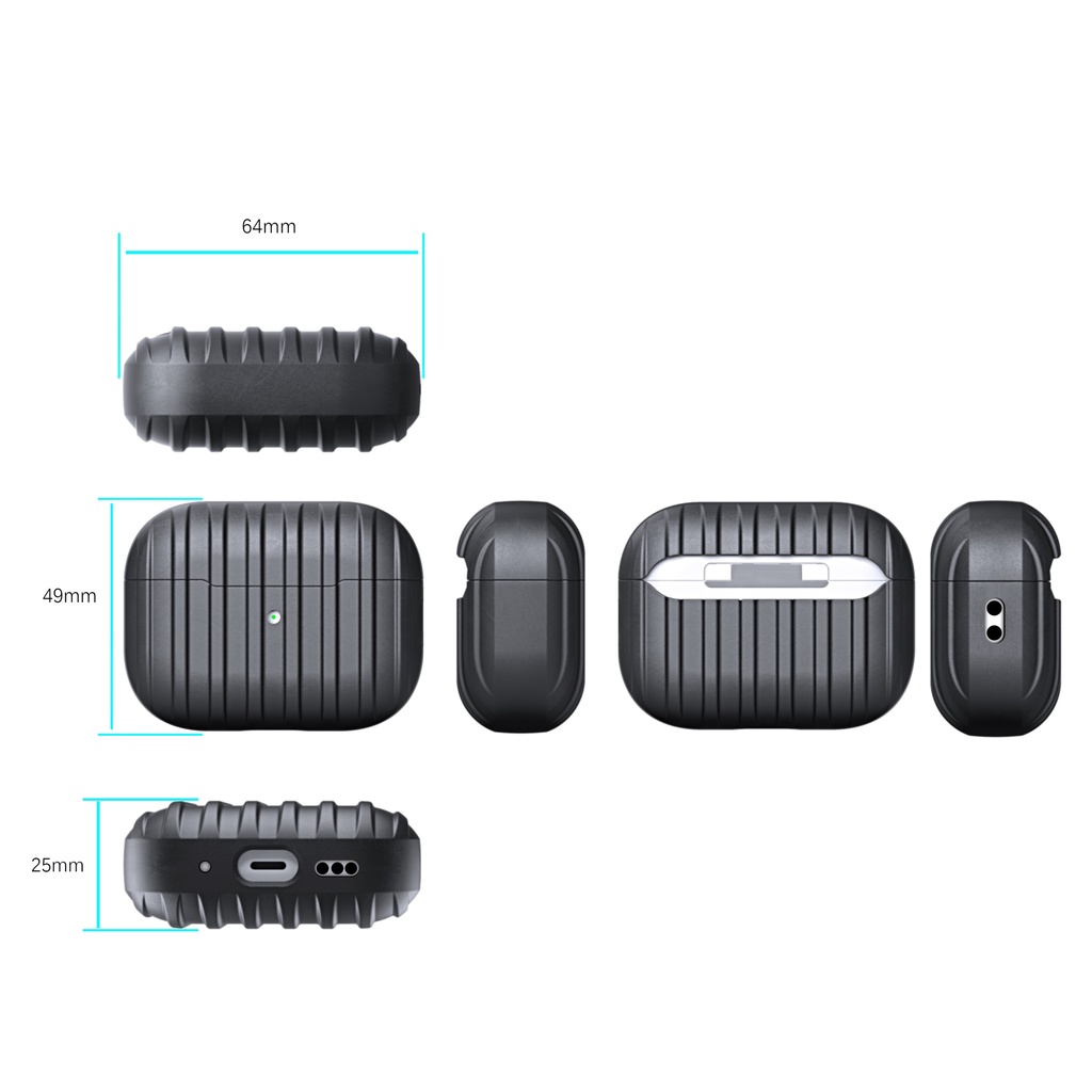 Vỏ Bảo Vệ Hộp Sạc Tai Nghe bluetooth Không Dây airpods 1 / 2 pro 3 2021 pro 2 2022 Bằng tpu Mềm Hình Vali Dễ Thương