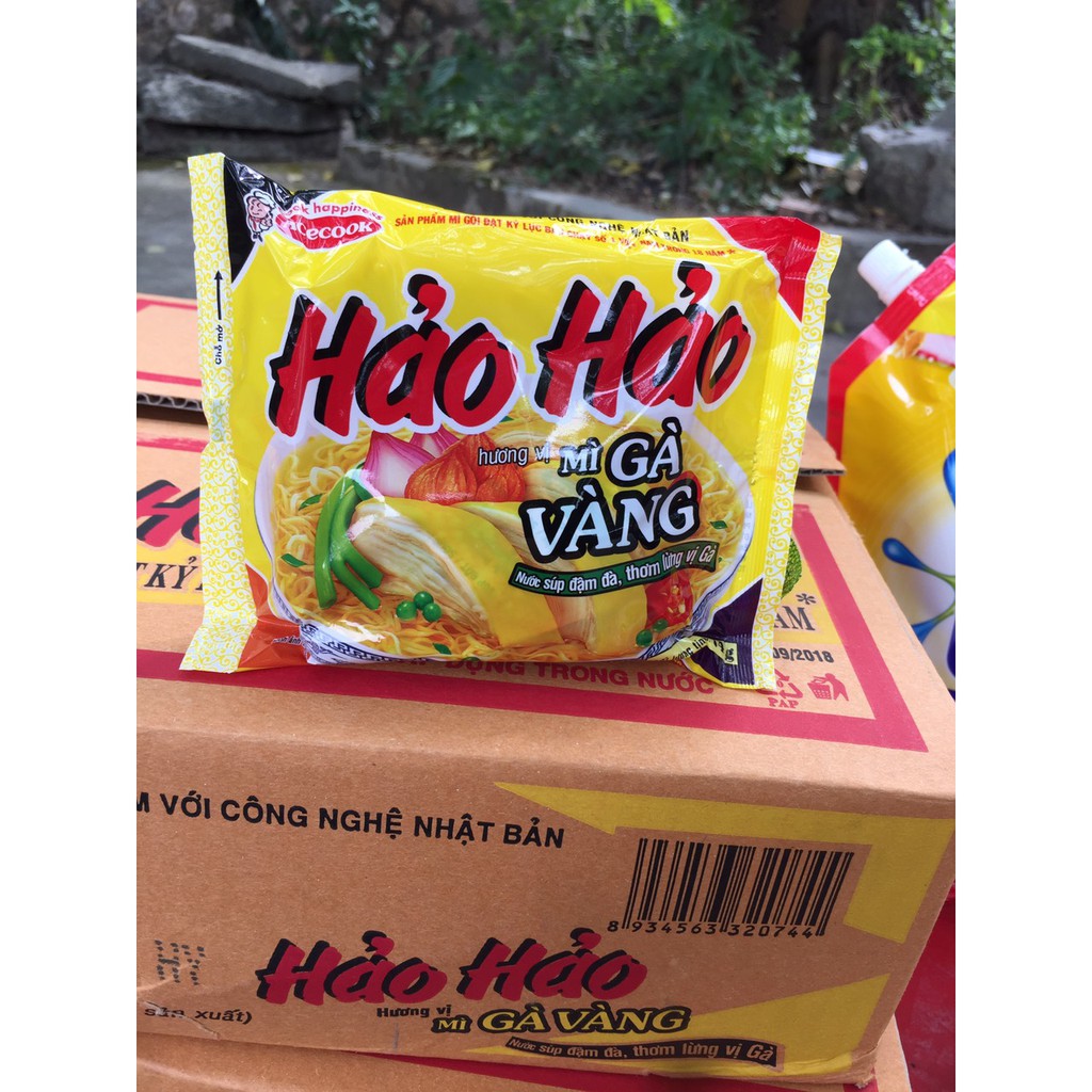 THÙNG HẢO HẢO MÌ GÀ VÀNG 30 GÓI X 75G